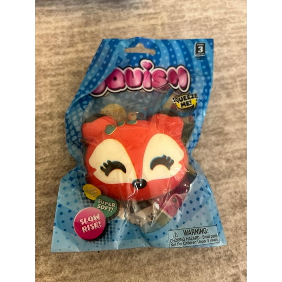 You Get 1 Fox Clip Squish Squishy New (BONUS 1 FUN CHOPS & 1 ZIPPER BRACELET)