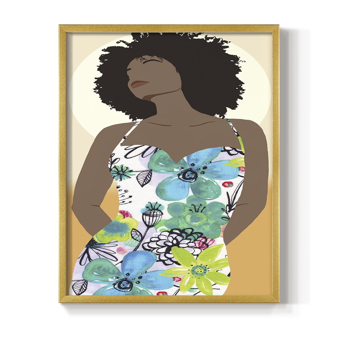 You Go Woman I Framed Print - Solid Wood in Single Picture Frame Solid Wood 2 Framed Print
