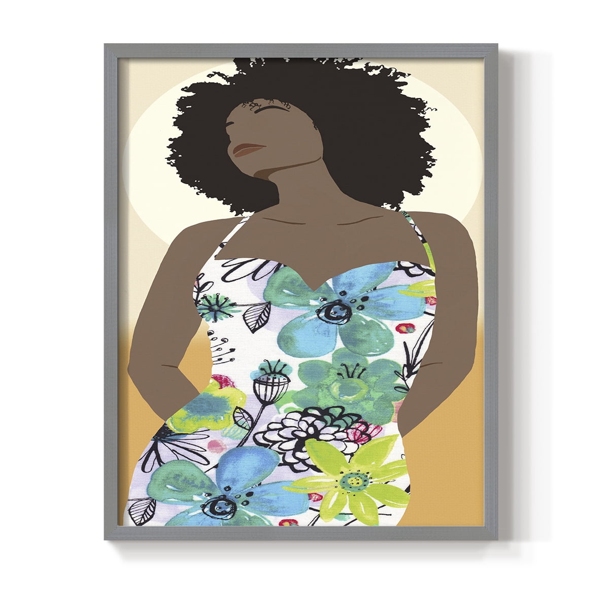 You Go Woman I Framed Print - Solid Wood in Single Picture Frame Solid Wood 2 Framed Print