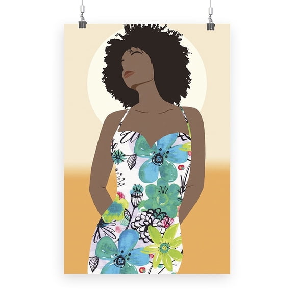 You Go Woman I. Poster - Alonzo Saunders Designs,