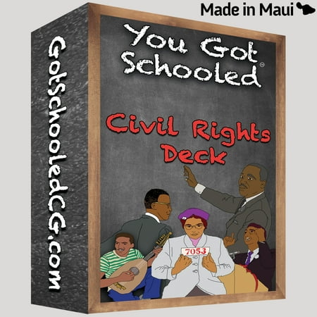 You Got Schooled Civil Rights Deck | Card Game | History Card Game | Battle Card Game | RPG Card Game | Roleplaying Card Game | Educational Card Game