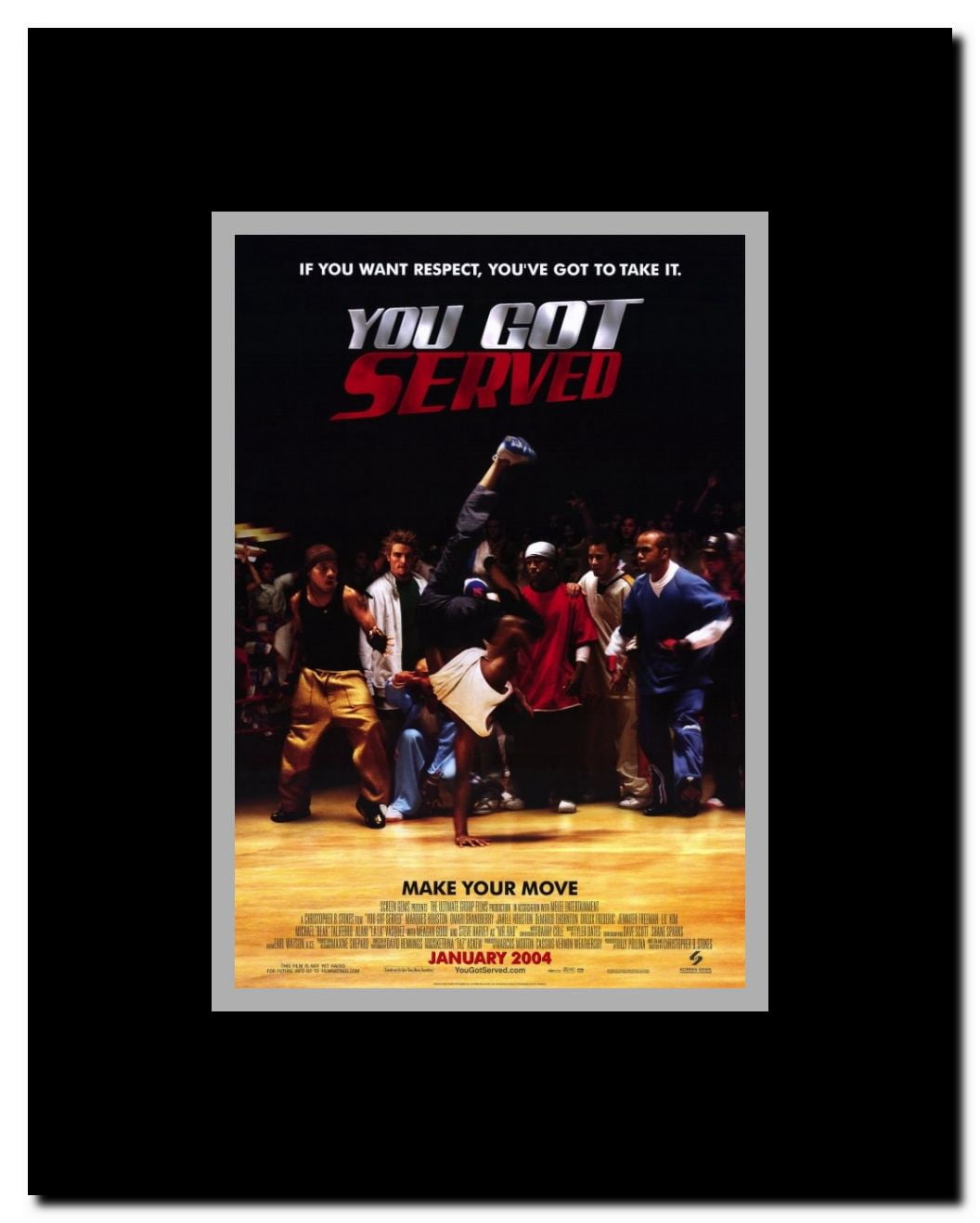 You Got Served Framed Movie Poster