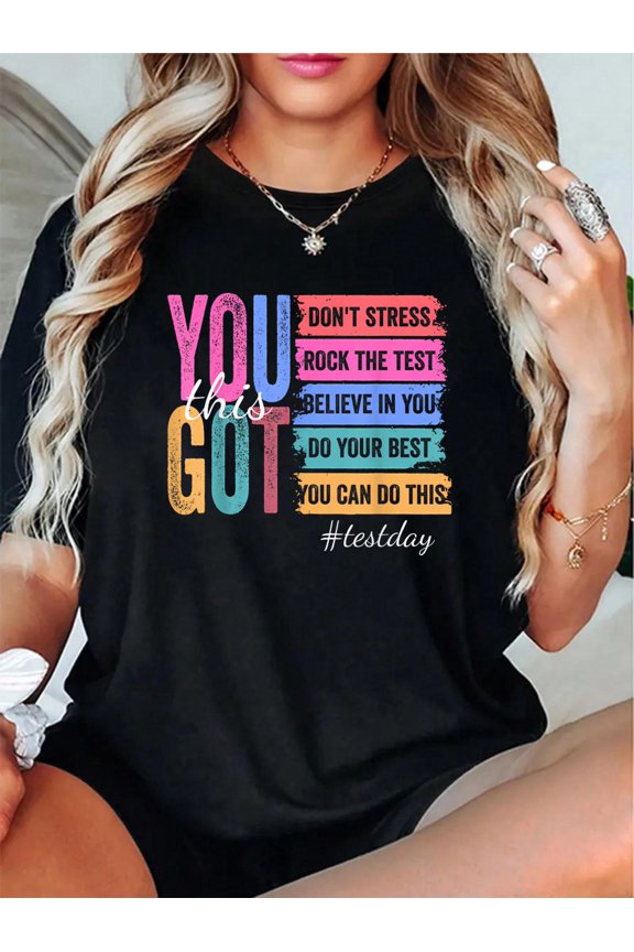 You Got This Don't Stress Rock The Test Test Day T-Shirt