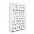 thumbnail image 1 of You Got This Inspirational Family Home Word Design Stretched Canvas Wall Art by Daphne Polselli, 1 of 6