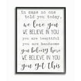 thumbnail image 1 of You Got This Inspirational Family Home Word Design XXL Framed Giclee Texturized Art by Daphne Polselli, 1 of 8