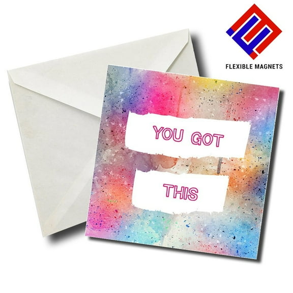 You Got This Inspirational Quote Magnet for refrigerator. Great Gift! By Flexible Magnets