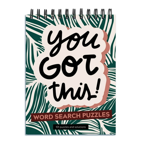 'You Got This' Word Search Book - Spiral Puzzle Pad, Puzzle Book