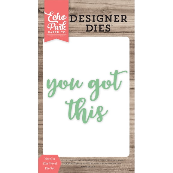 You Got This Word Small Die Set