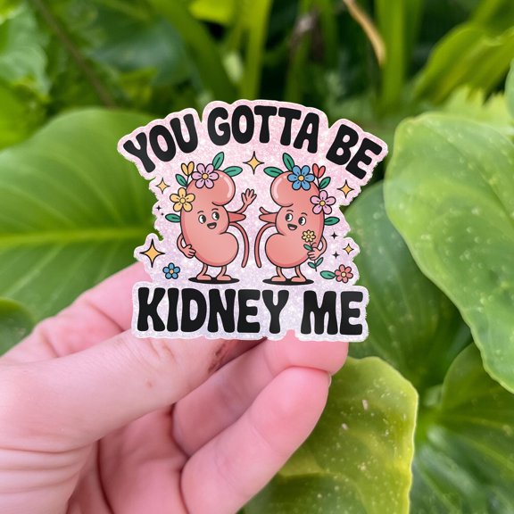 You Gotta Be Kidney Me Badge Reel, Funny Kidney Nurse Badge Holder, Nephrology Humor ID Reel, Dialysis Nurse Gift