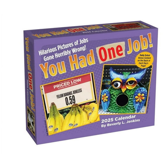 You Had One Job 2025 Day-To-Day Calendar, (Paperback)