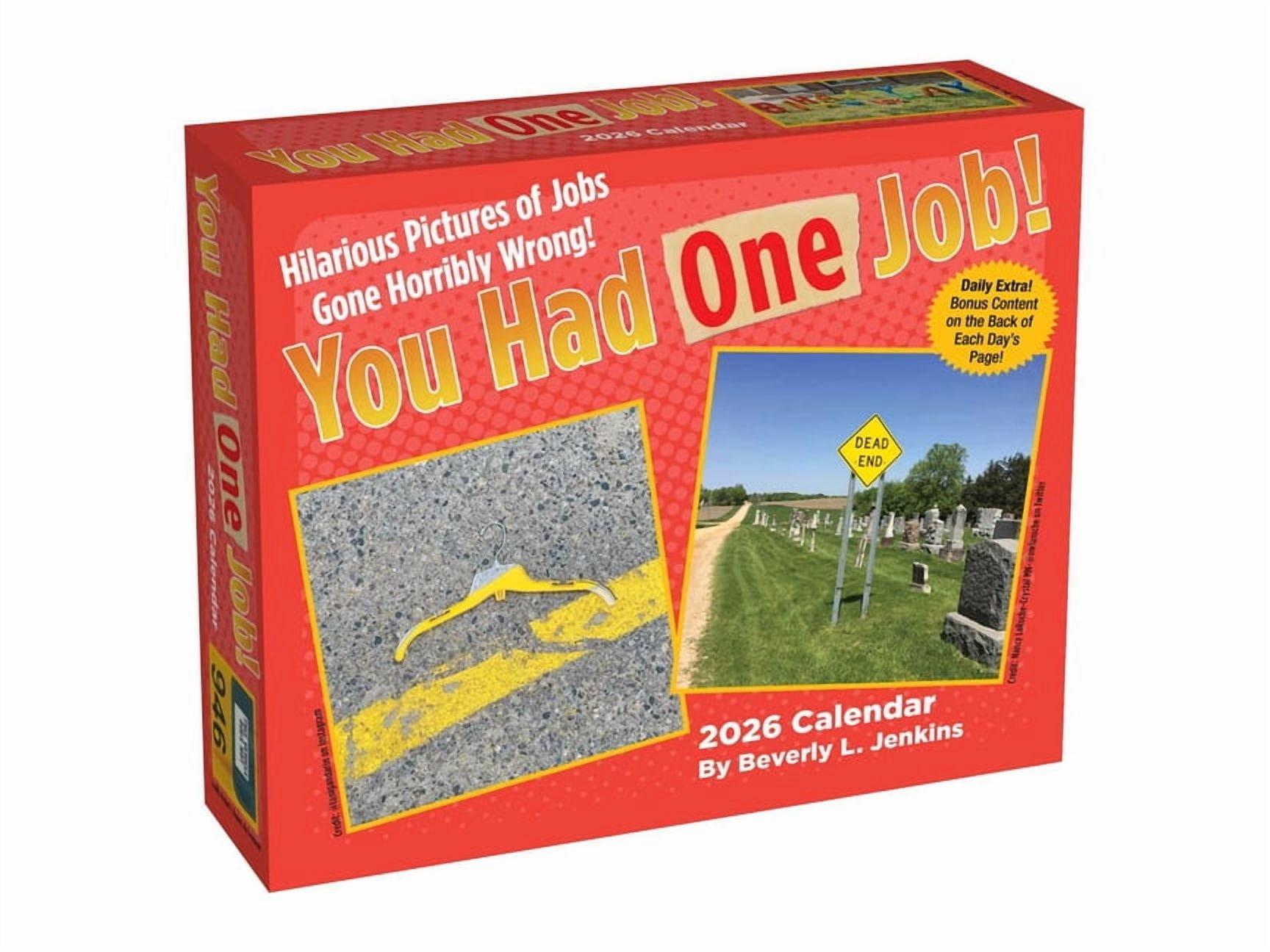 You Had One Job 2026 Day-To-Day Calendar, (Paperback)