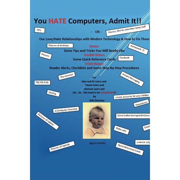 You Hate Computers, Admit It, (Paperback)