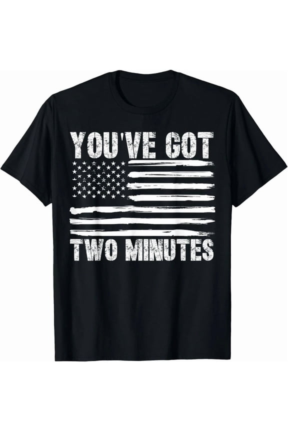 You Have Got Two Minutes Interview Funny Political Humor Graphic Unisex T-Shirt, up to Size 5XL
