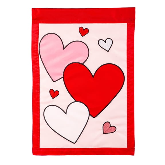 You Have My Heart Basic Applique Garden Flag