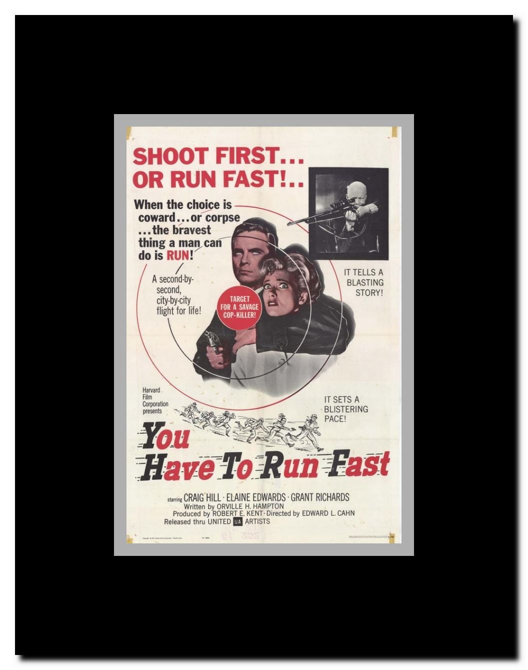 You Have to Run Fast Framed Movie Poster