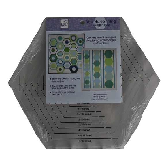 You Hexie Thing - Hexagon Quilting Ruler