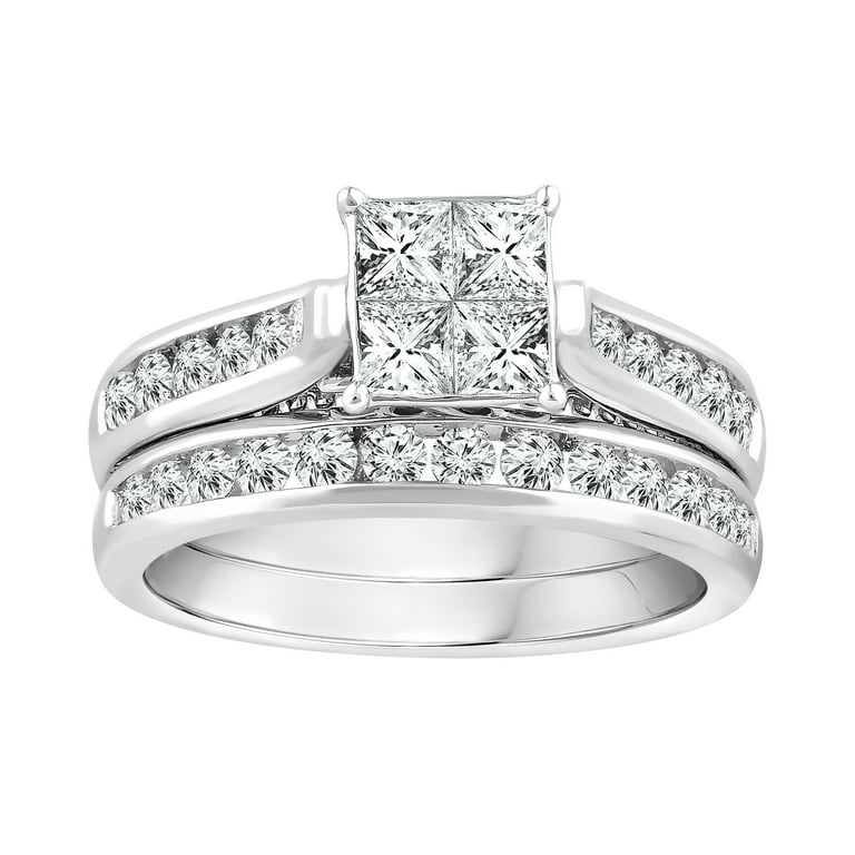 Walmart white gold bridal sets sale