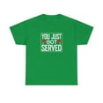 thumbnail image 1 of You Just Got Served Ping Pong Shirt, Christmas Gift, Birthday Tee -ID: 1585, 1 of 7