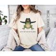 thumbnail image 1 of You Just Yee'd Your Last Haw Shirt, Cowboy Frog T-shirt Gift Idea, Trendy Giddy Up Country Toad Lover Tee, Wild West T-Shirt Present SWEATSHIRT All Size S-5XL, 1 of 5