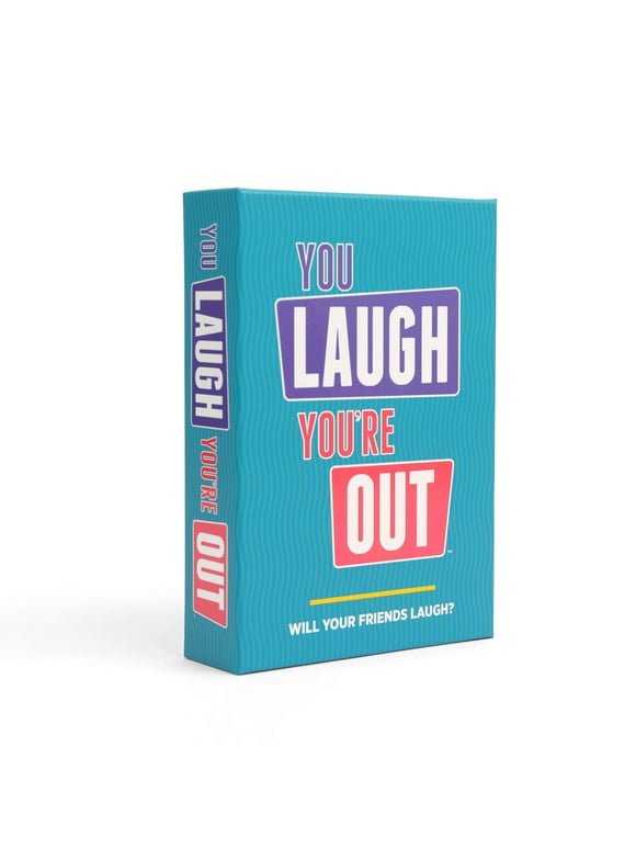 You Laugh You're Out - The Official Family Game Where If You Laugh, You Lose. Great for Big Groups & Kids