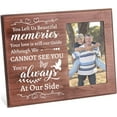 thumbnail image 1 of You Left Us Beautiful Memories Picture Frame 4x6 inch Sympathy Gifts Frames Memorial Photo Frame Bereavement Gifts Frame Wood Photo Frame for Loss of Mother Father Grandpa Grandma DIY, 1 of 7