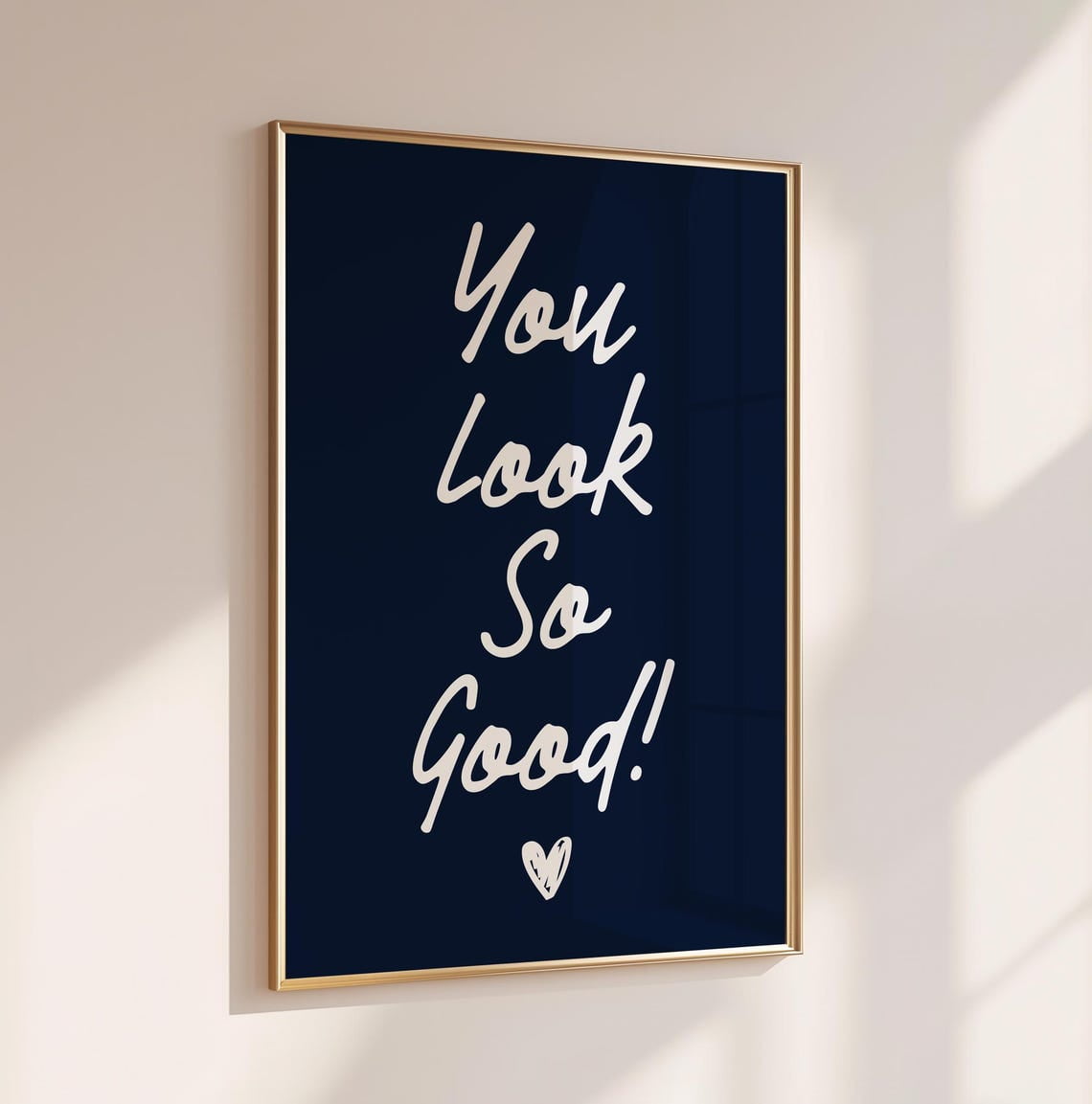 Whatever Looks Good You Look So Good Print, Funny Bathroom Decor, Navy Aesthetic ...