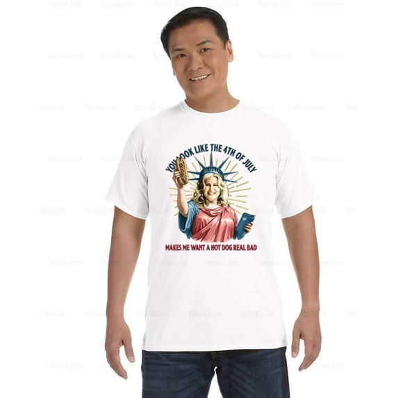 You Look Like The 4th Of July Funny Vintage Movie Meme Comfort Color T-Shirt
