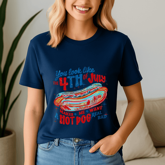 You Look Like Want A Hot Dog 4Th Of July, Independence Day, Fourth Of July,4 Of July Shirt, Memorial Day Gift, Usa Flag, Fireworks Shirt, Stars And Stripes Tee, Patriotic Tshirt