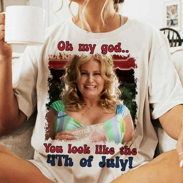 You Look Like the 4th of July T-Shirt – Funny Retro Hot Dog America Tee for Independence Day