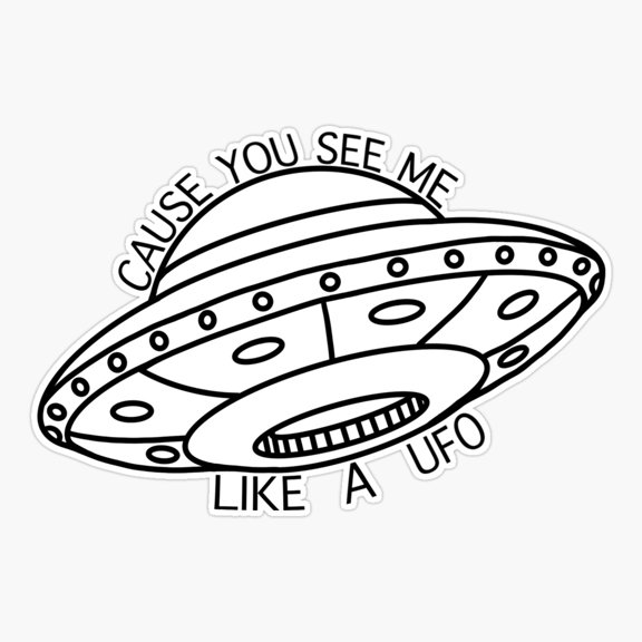 You Made Me Lose My Self Control Ocean Sticker
