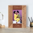 thumbnail image 1 of You Make Me A Better Person Personalized Wooden Frame 3 1/2" x 5" Brown (Vertical), 1 of 1