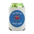thumbnail image 1 of You Make My Heart Race Funny Humor Can Cooler - Drink Sleeve Hugger Collapsible Insulator - Beverage Insulated Holder, 1 of 4