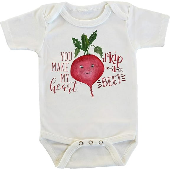 You Make My Heart Skip a BEET funny Onesie/Bodysuit