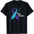 thumbnail image 1 of You Matter Ribbon Suicide Awareness Mental Health T-Shirt, 1 of 3