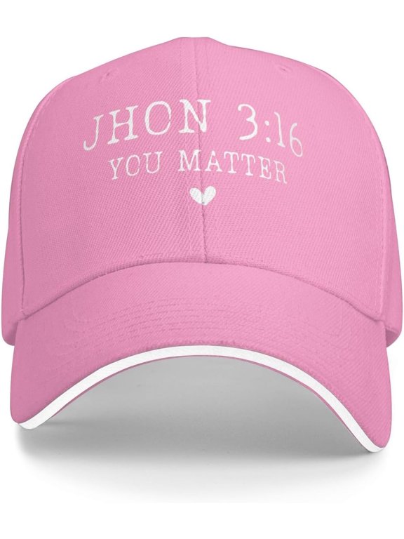 You Matter hat John 3:16 Bible Christian Faith Quote Baseball Cap