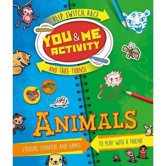 You & Me Activity: Animals: Stickers, Counters and Games to Play with a Friend, Butterfield, Moira