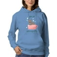 thumbnail image 1 of You, Me And A Cup Of Tea. Hoodie Women -Image by Shutterstock, Female x-Large, 1 of 4