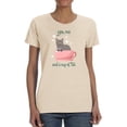 thumbnail image 1 of You, Me And A Cup Of Tea T-Shirt Women -Image by Shutterstock, Female Medium, 1 of 4