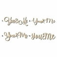 thumbnail image 1 of You & Me Sign Unfinished Wood Cutout Home Decor DIY Option 2- 10" Wide / 1/8", 1 of 3
