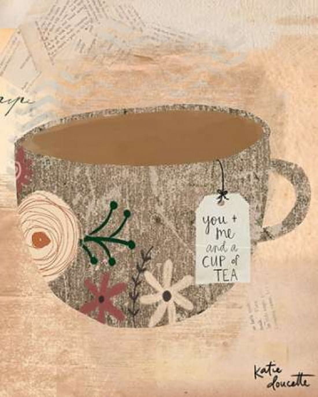 You Me and Tea Canvas Art - Katie Doucette (24 x 30)