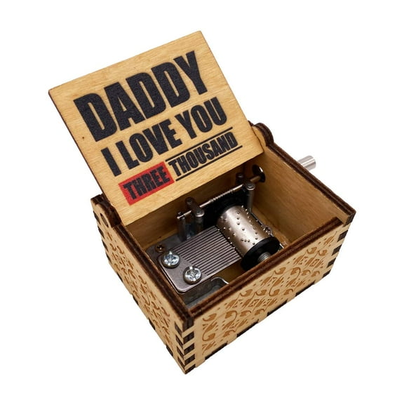 You are My Sunshine Wood Music Box Laser Engraved Vintage Wooden Musical Boxes Gifts for Birthday/Christmas/Valentine's Day/Mother's Day/Father's Day(Style5)