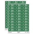 thumbnail image 1 of You Nailed It Hammerhead Shark Teacher Student School Sticker Set - Dark Green - Matte Finish - 1.75" Medium, 1 of 7