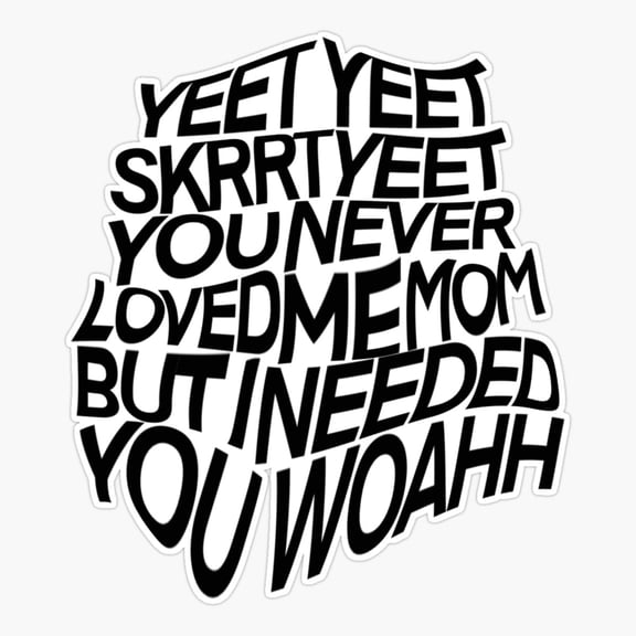 You Never Loved Me Mom Timothee And Pete Er, Phone Decal Water Bottle Stickers Car Decals, Funny Birthday Gift