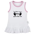 thumbnail image 1 of You Never Met a Baby Quite Like Me Funny Dresses For Baby, Newborn Babies Skirts, Infant Princess Dress, 0-24M Kids Graphic Clothes (White Sleeveless Dresses, 6-12 Months), 1 of 4