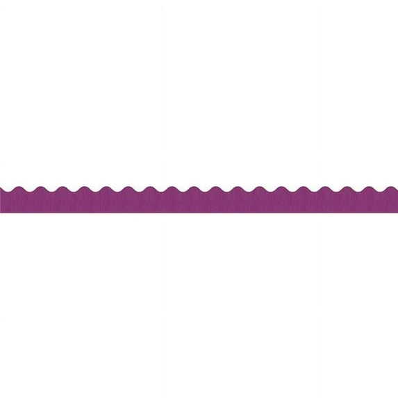 You-Nique Purple Ridge Scalloped Borders