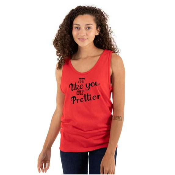 You Only Prettier Country Attitude Womens Plus Size Graphic Tank Top Brisco Brands 3X