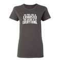 thumbnail image 1 of You People Must Be Exhausted Sarcastic Novelty Gift Idea Adult Humor Funny Women's Casual Tees, 1 of 3