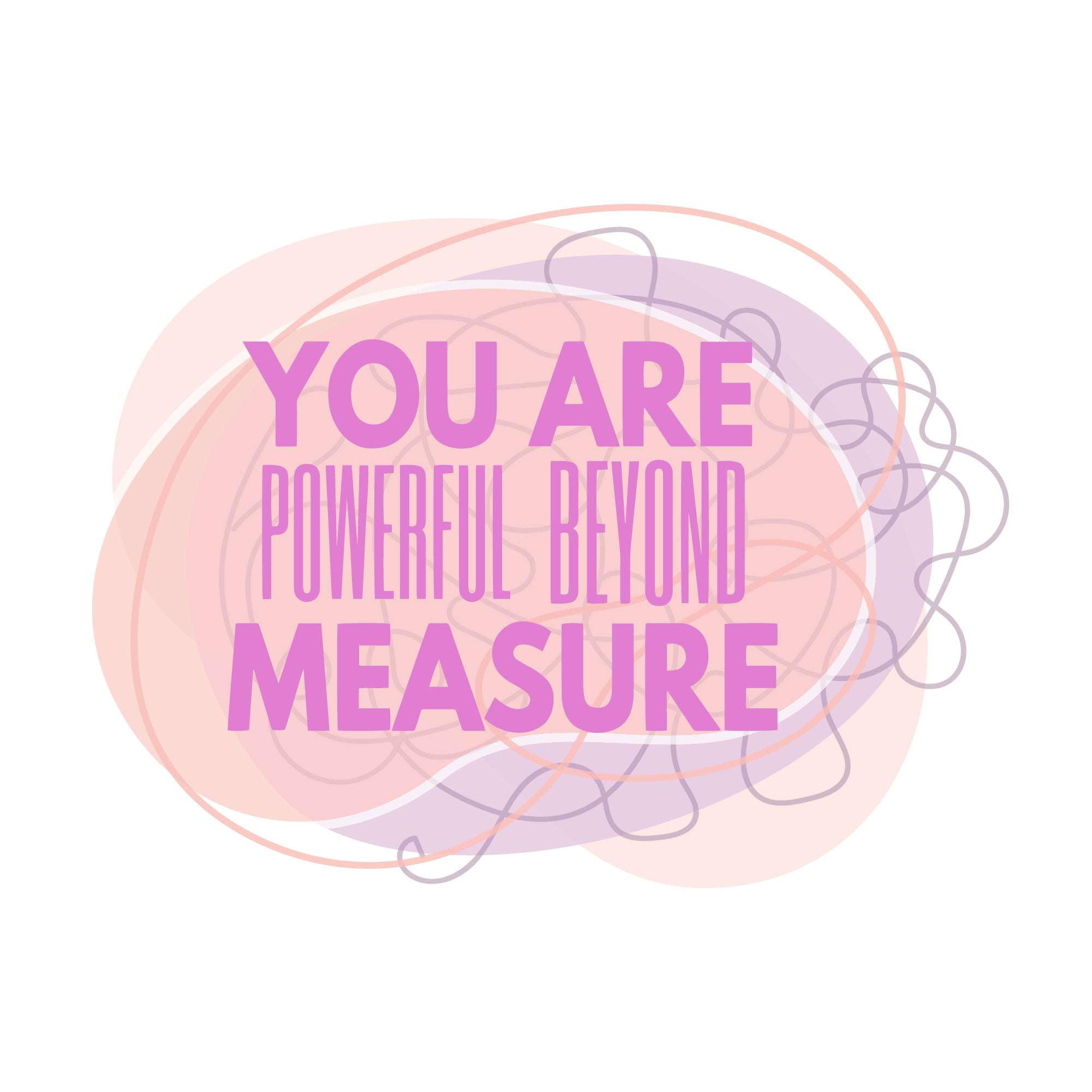 You are Powerful Beyond Measures Empowering Motivational Fitness Quote ...