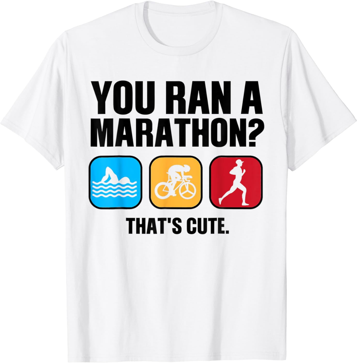 Swim Bike Run Triathlon Baby Bodysuit - Funny & Cute Newborn Onesie, Perfect Baby Shower Gift