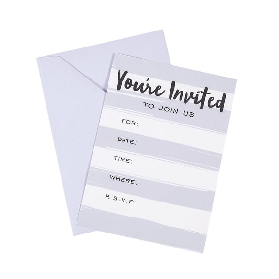 You'Re Invited Invitations 12Pc - Stationery - 12 Pieces